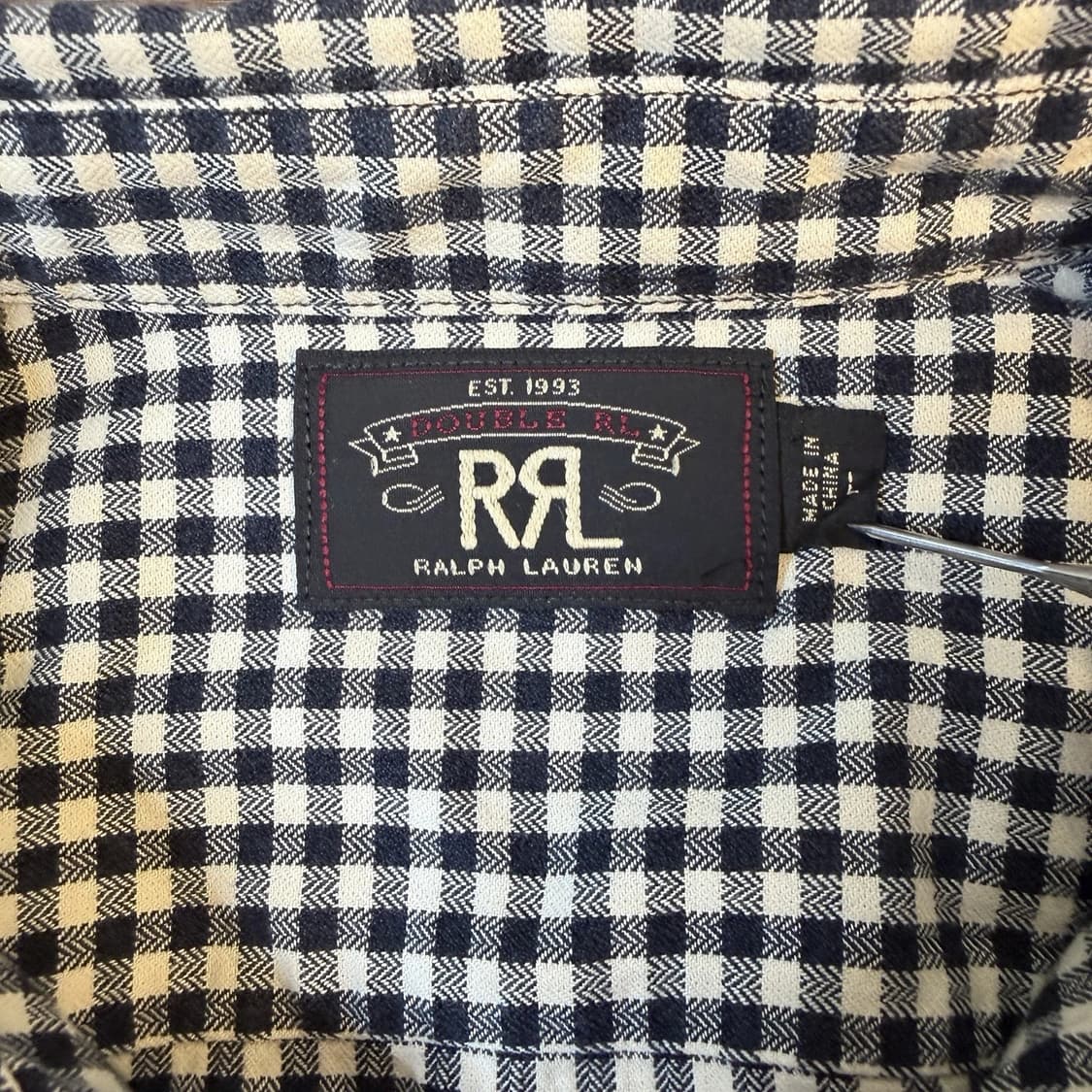 더블알엘 체크 워크 셔츠 상품이미지4