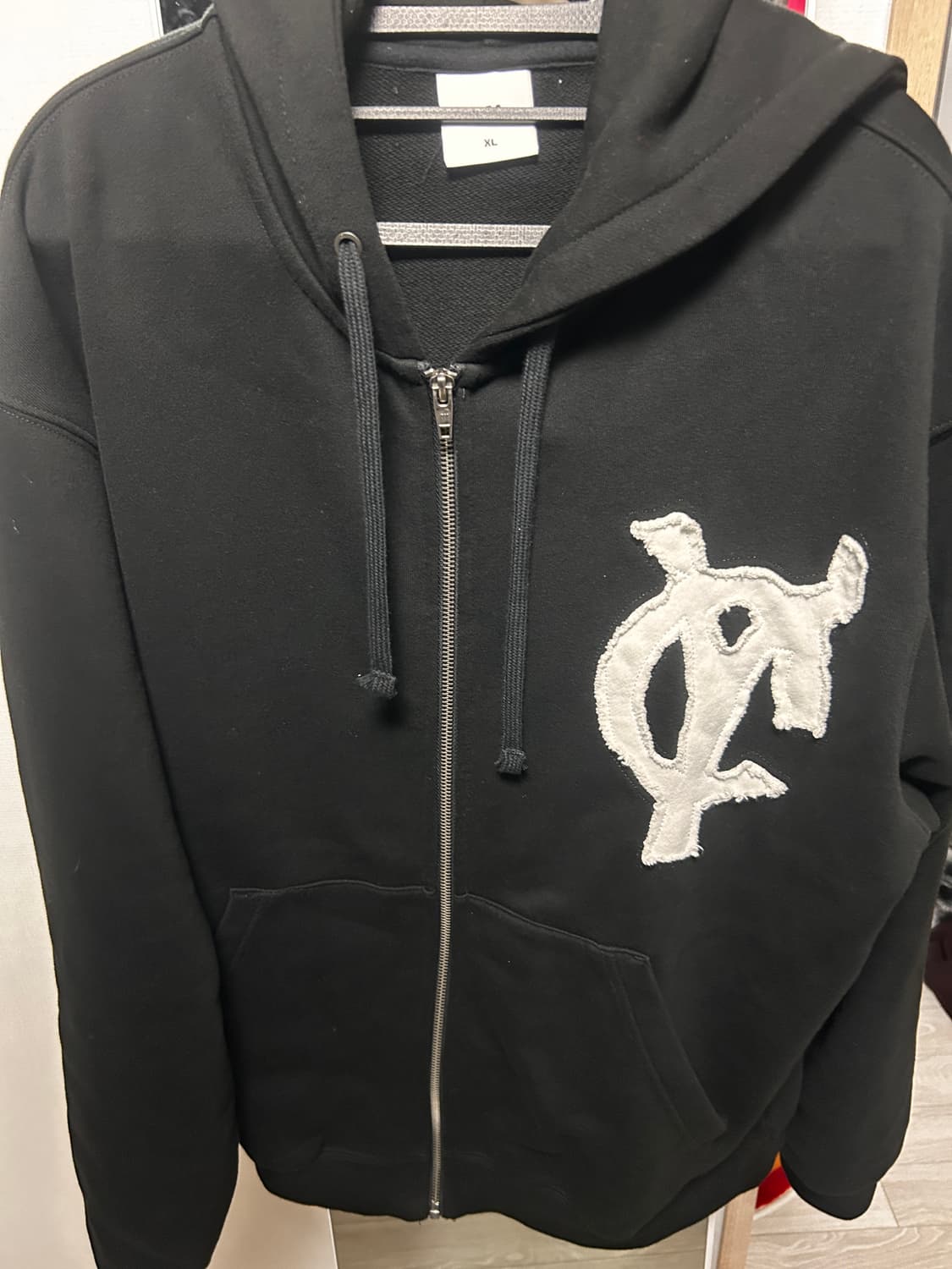 오와이 로고 후드집업 상품이미지1