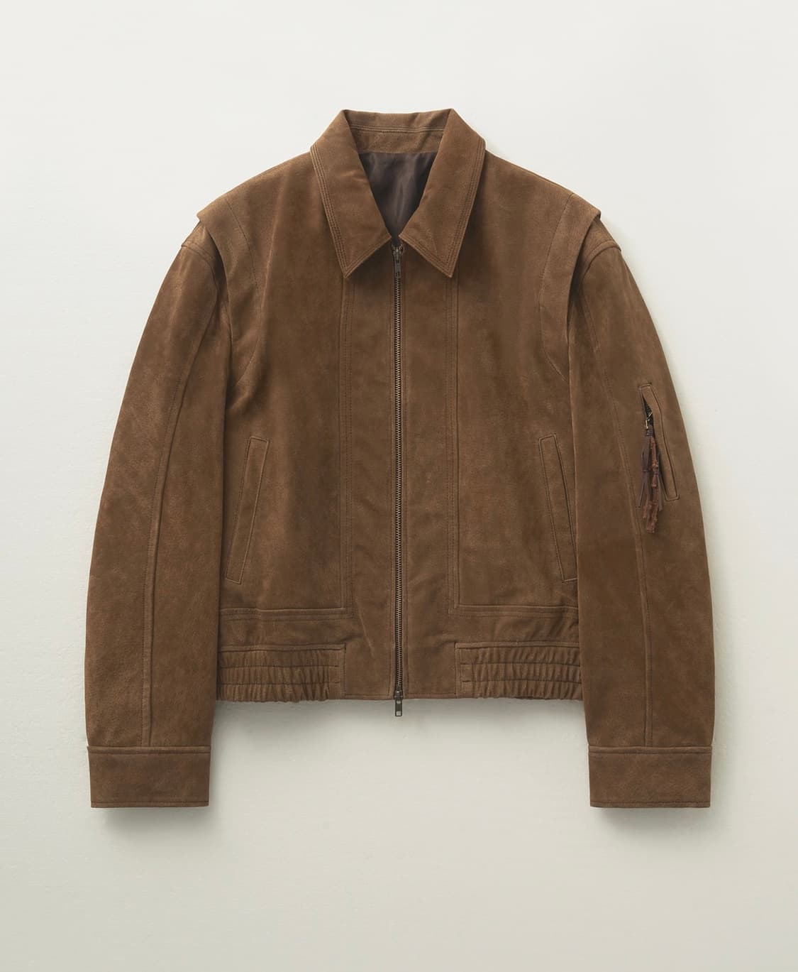 엘무드 토바코 스웨이드 블루종 체스트넛 상품이미지3