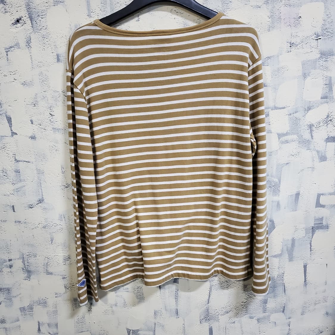 유니폼브릿지 스트라이프 브라운 긴팔티  상품이미지2