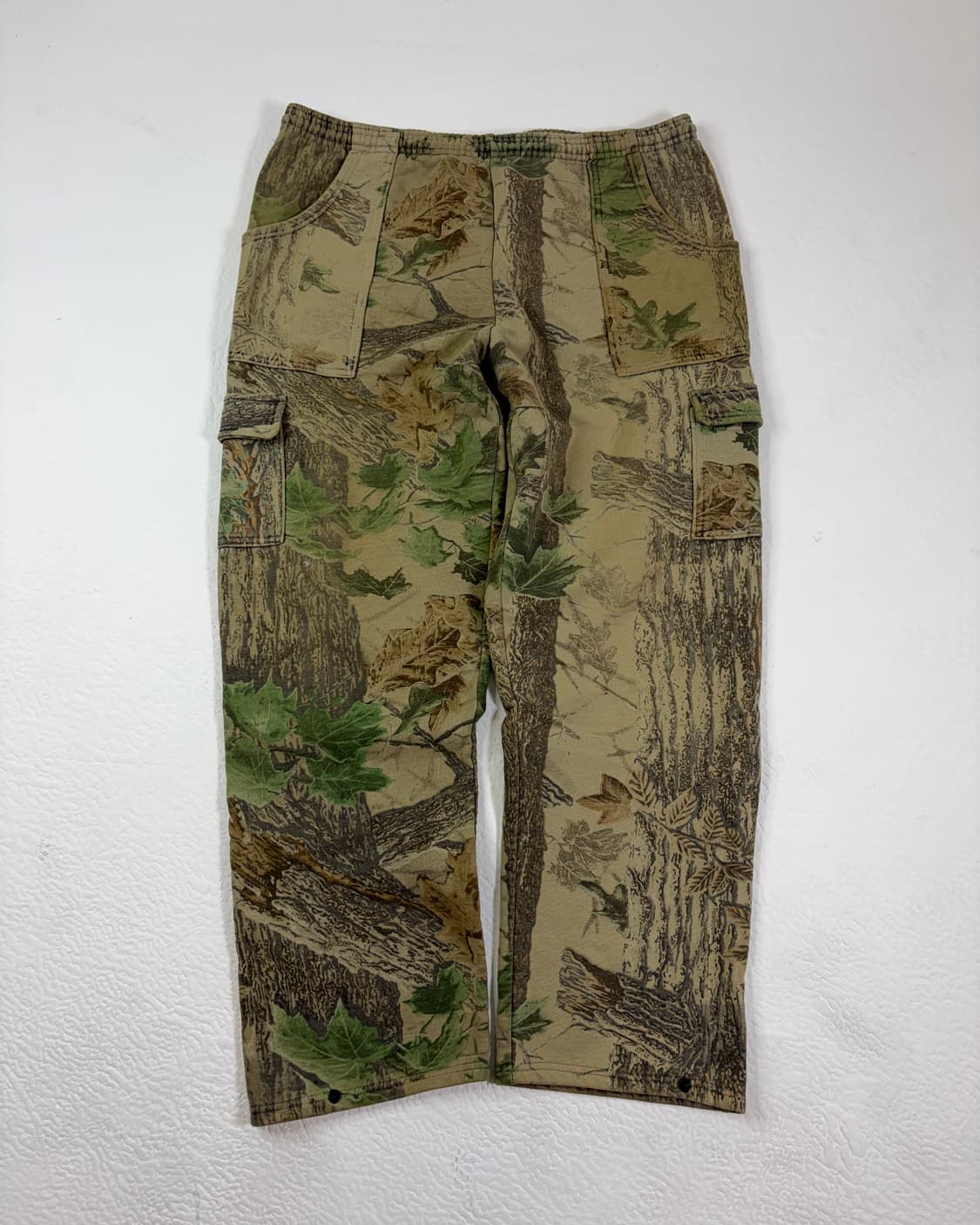 90s Forest Camouflage Cargo Sweatpants 상품이미지1
