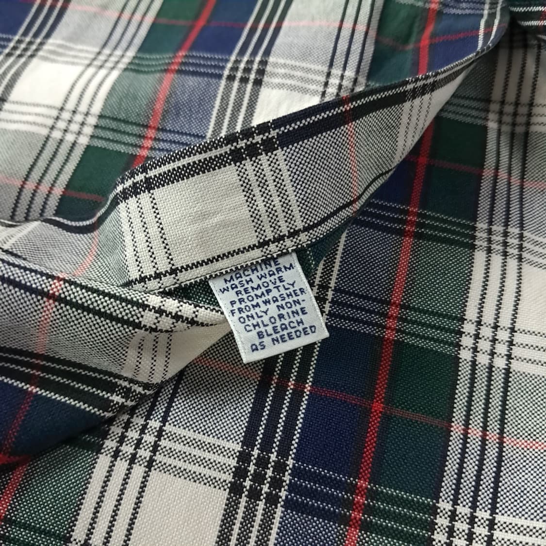 CK604 2XL 폴로 90s 모던 블랙워치 타탄체크 셔츠 남방 상품이미지5