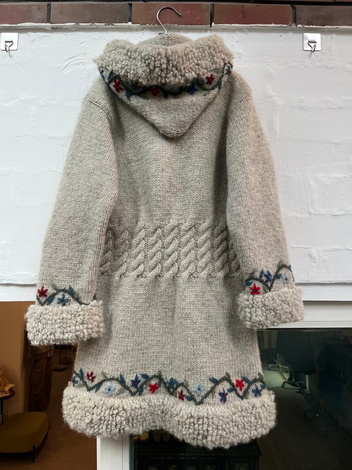 Handmade 핸드메이드 롱 후드 가디건 상품이미지7