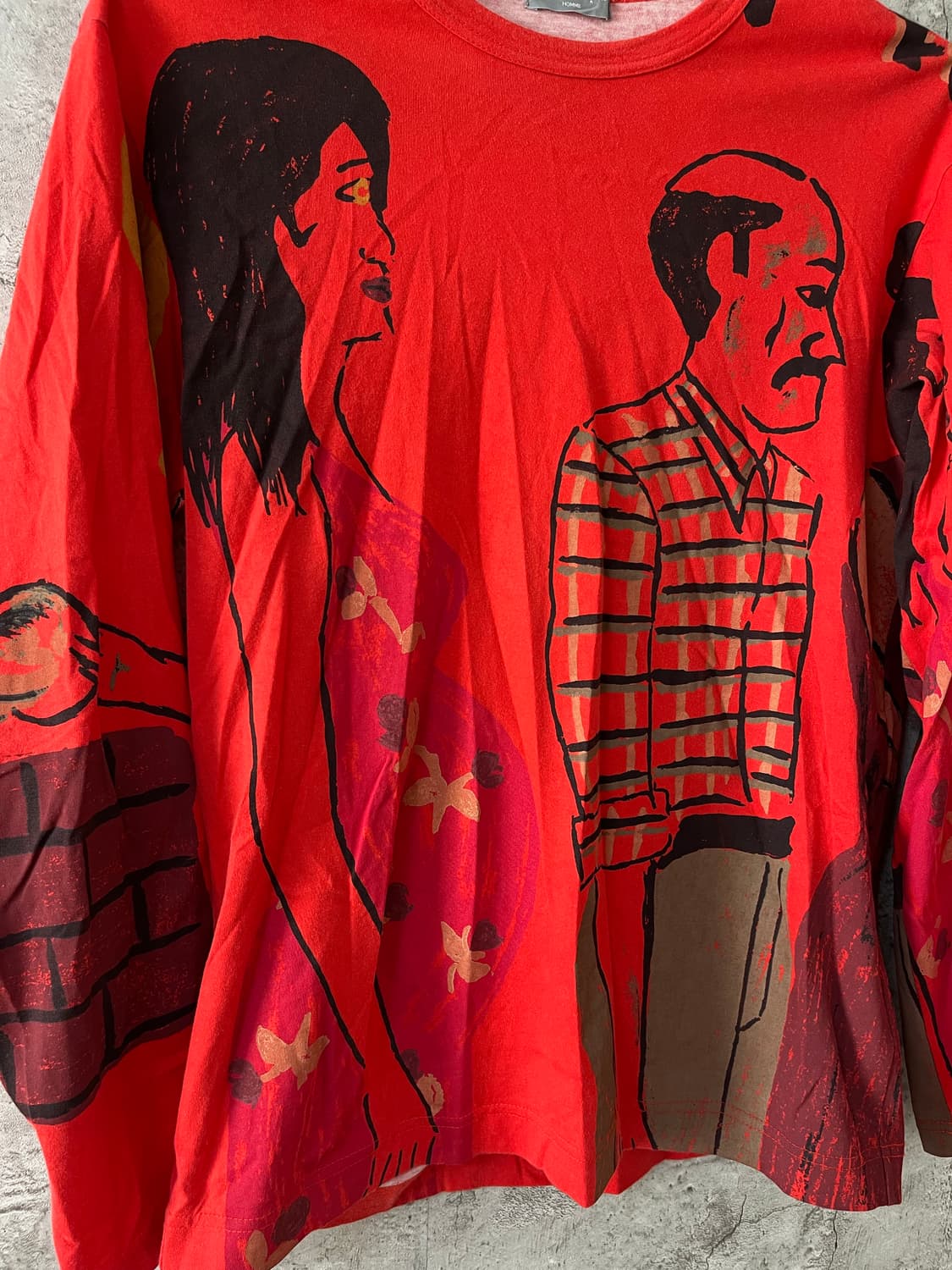 꼼데가르송옴므 2002년도 쿠바 셔츠 상품이미지5