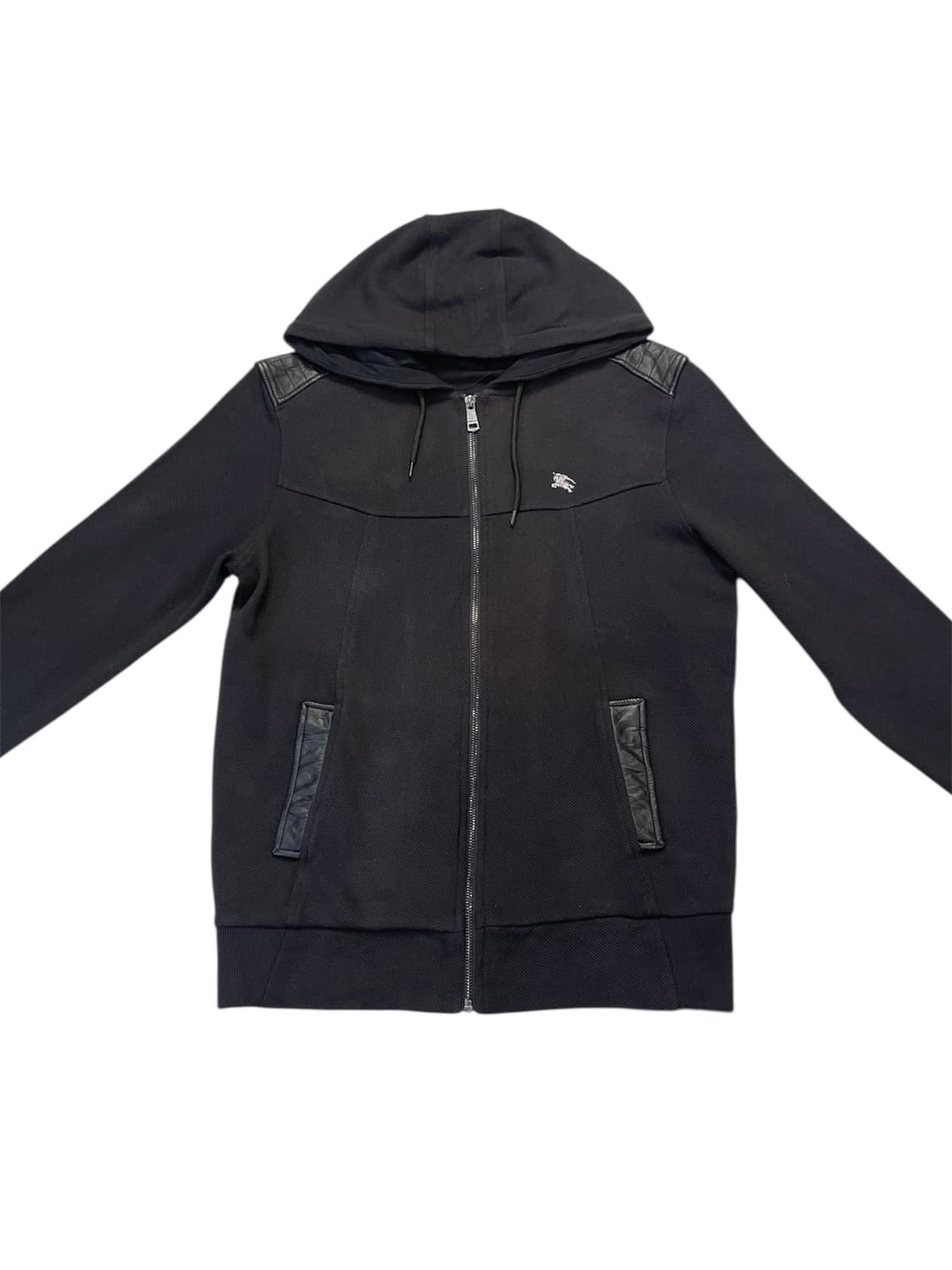 버버리 블랙라벨 가죽패치 집업 상품이미지2