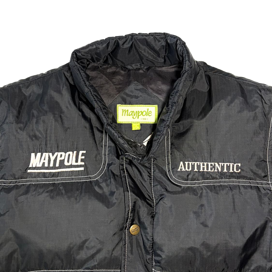 MAYPOLE 블랙 조끼 패딩 95 상품이미지4