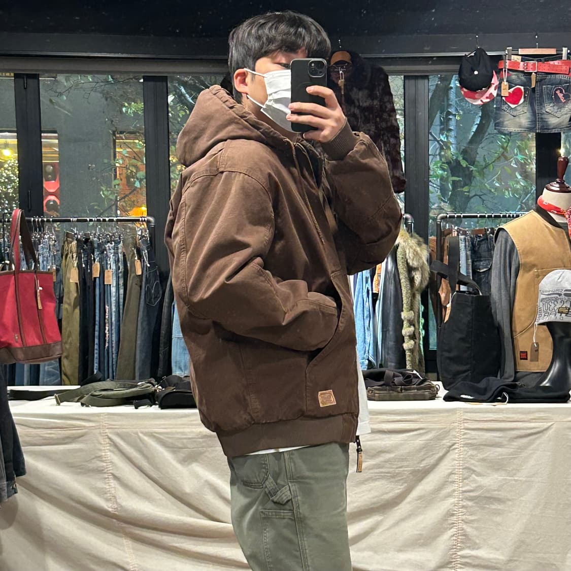 XL) SCHMIDT 슈미트 워크웨어 액티브 자켓 브라운 상품이미지9