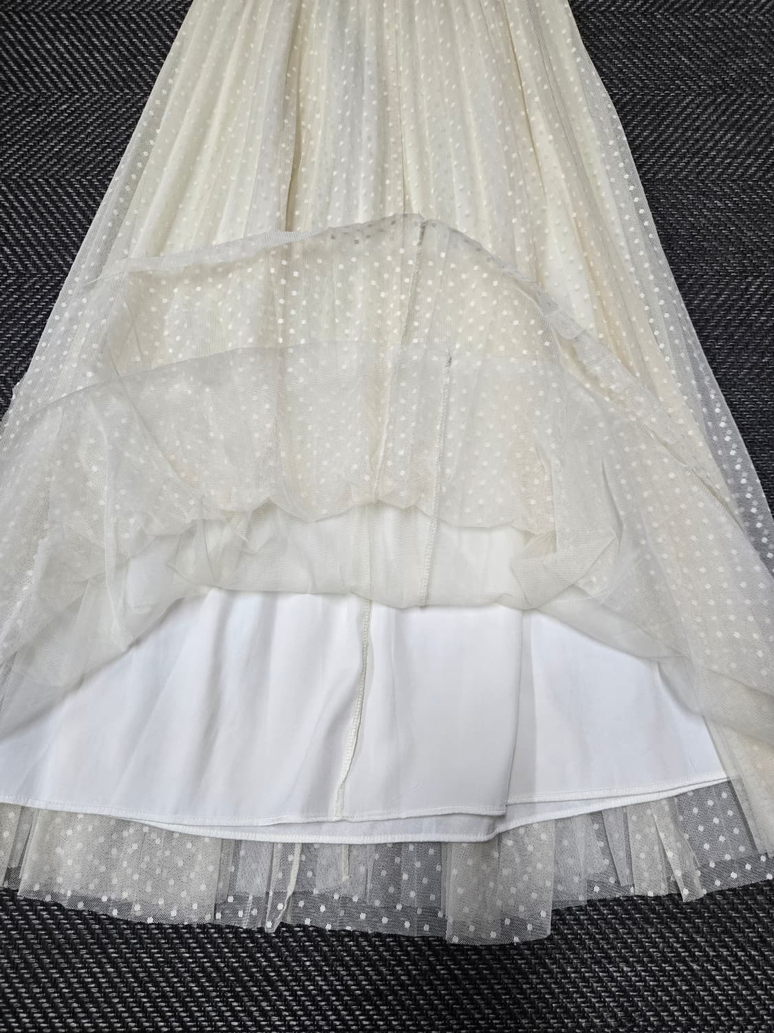 바이씨니 아이보리 롱 스커트 밴딩치마 상품이미지4