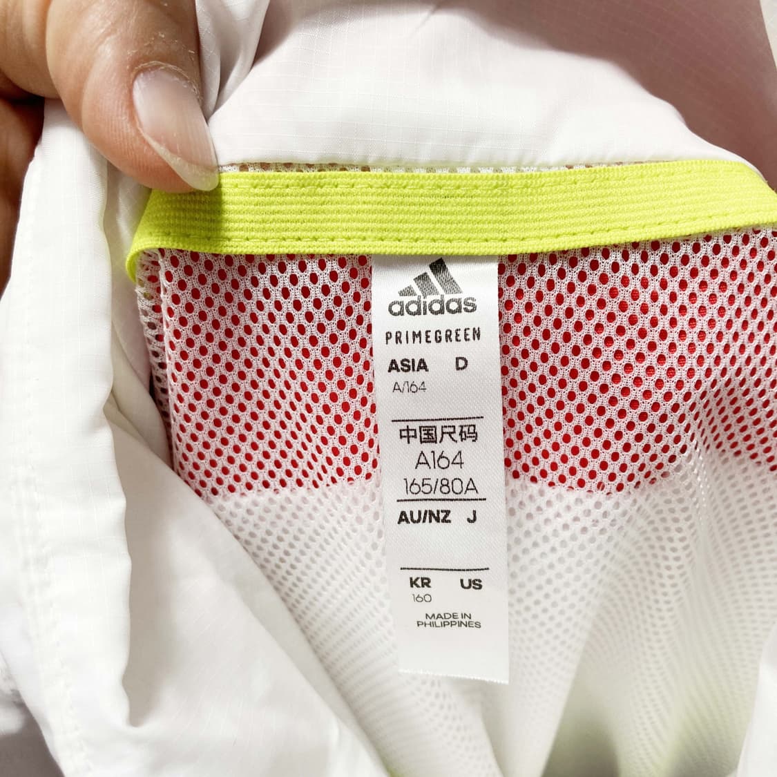 아디다스키즈 하프집업 트랙탑 아노락 160  상품이미지4