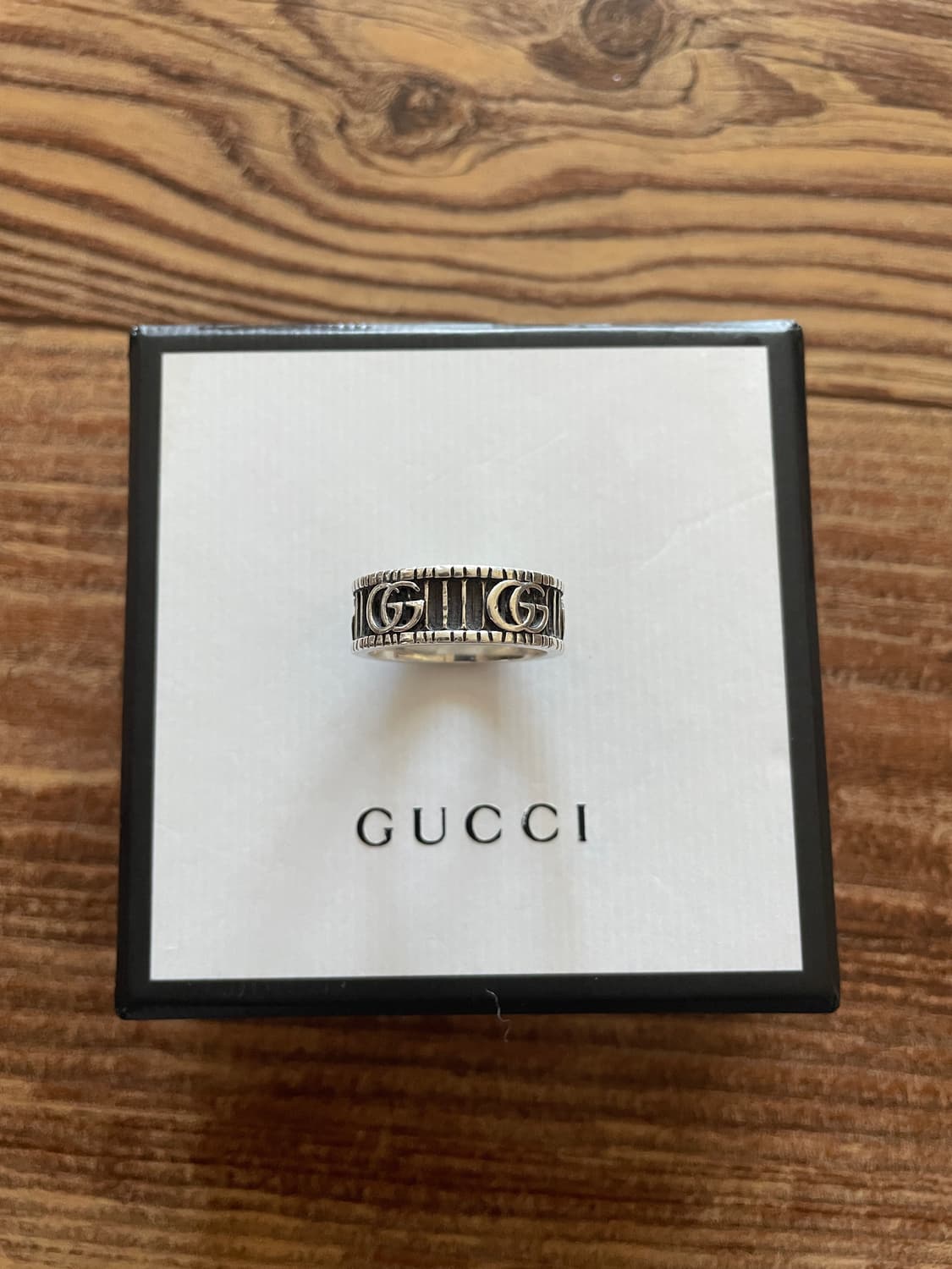 구찌 더블 G 링 실버 상품이미지1