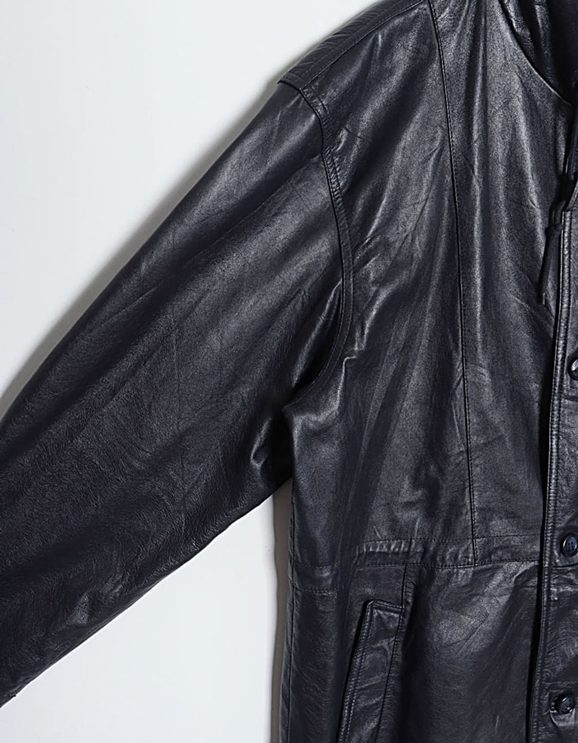 Japan Lambs Leather Coat 상품이미지5
