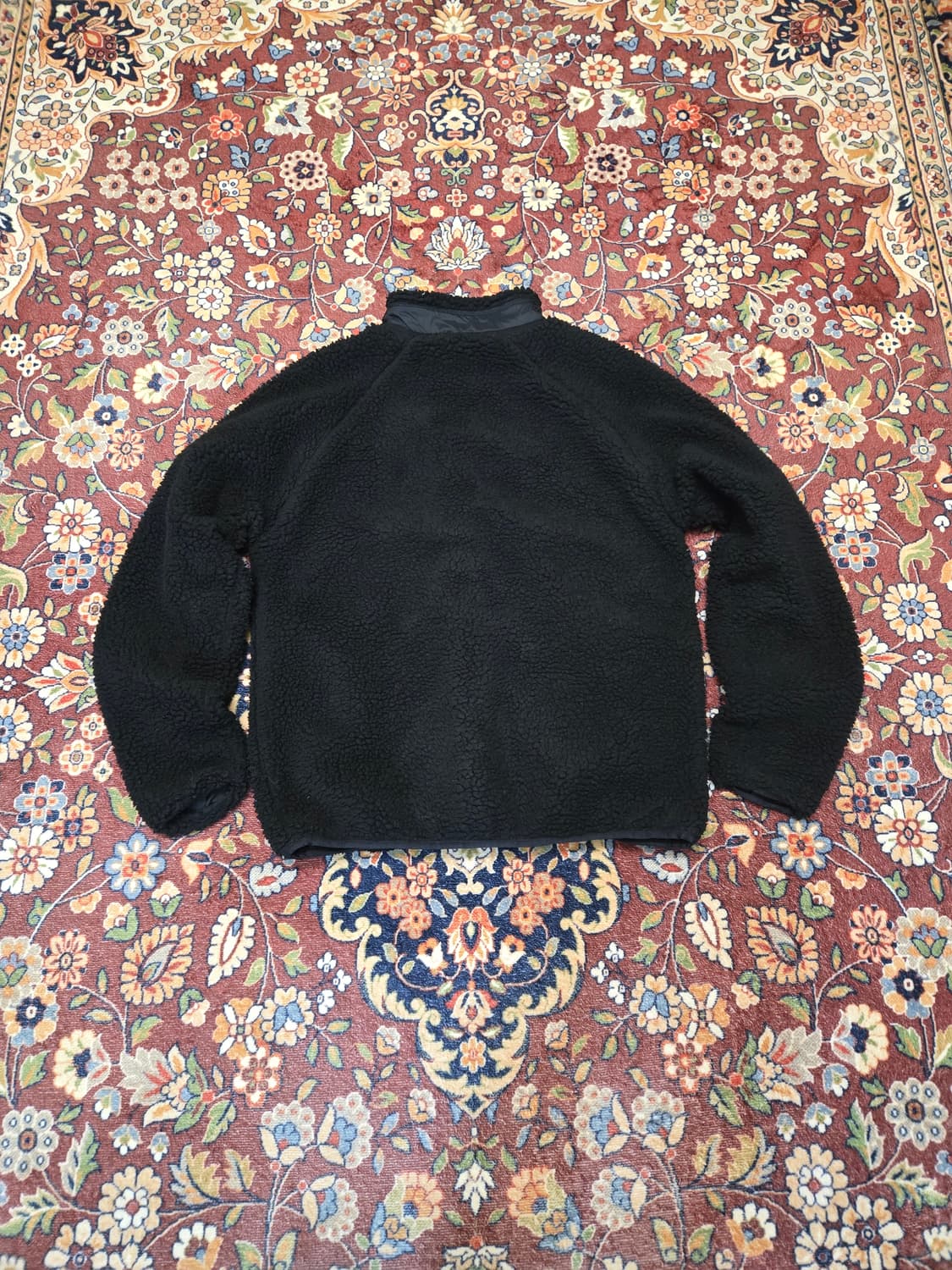 칼하트 프린티스 라이너 헤비 플리스 자켓 M - 블랙 상품이미지7