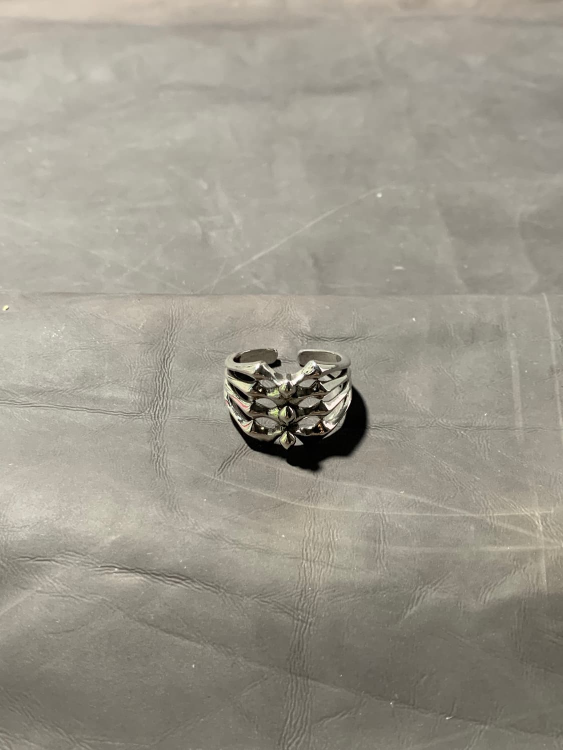 Steel goth ring 상품이미지1