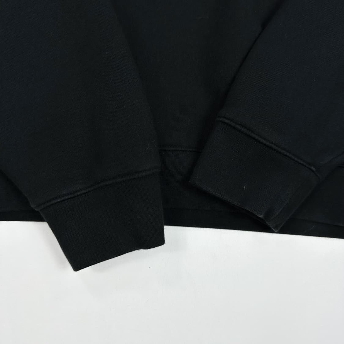 피오갓 에센셜 오버핏 맨투맨 블랙 XL 상품이미지6