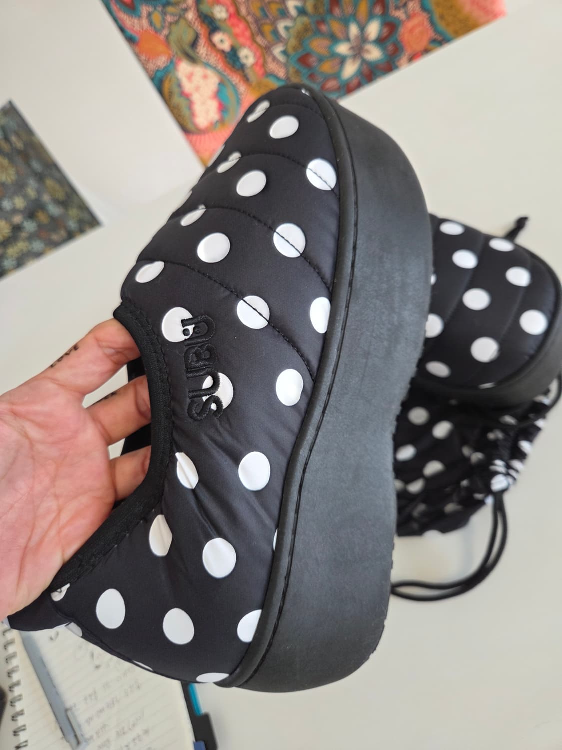 스부 뱀브 플랫폼 도트 0사이즈 상품이미지6