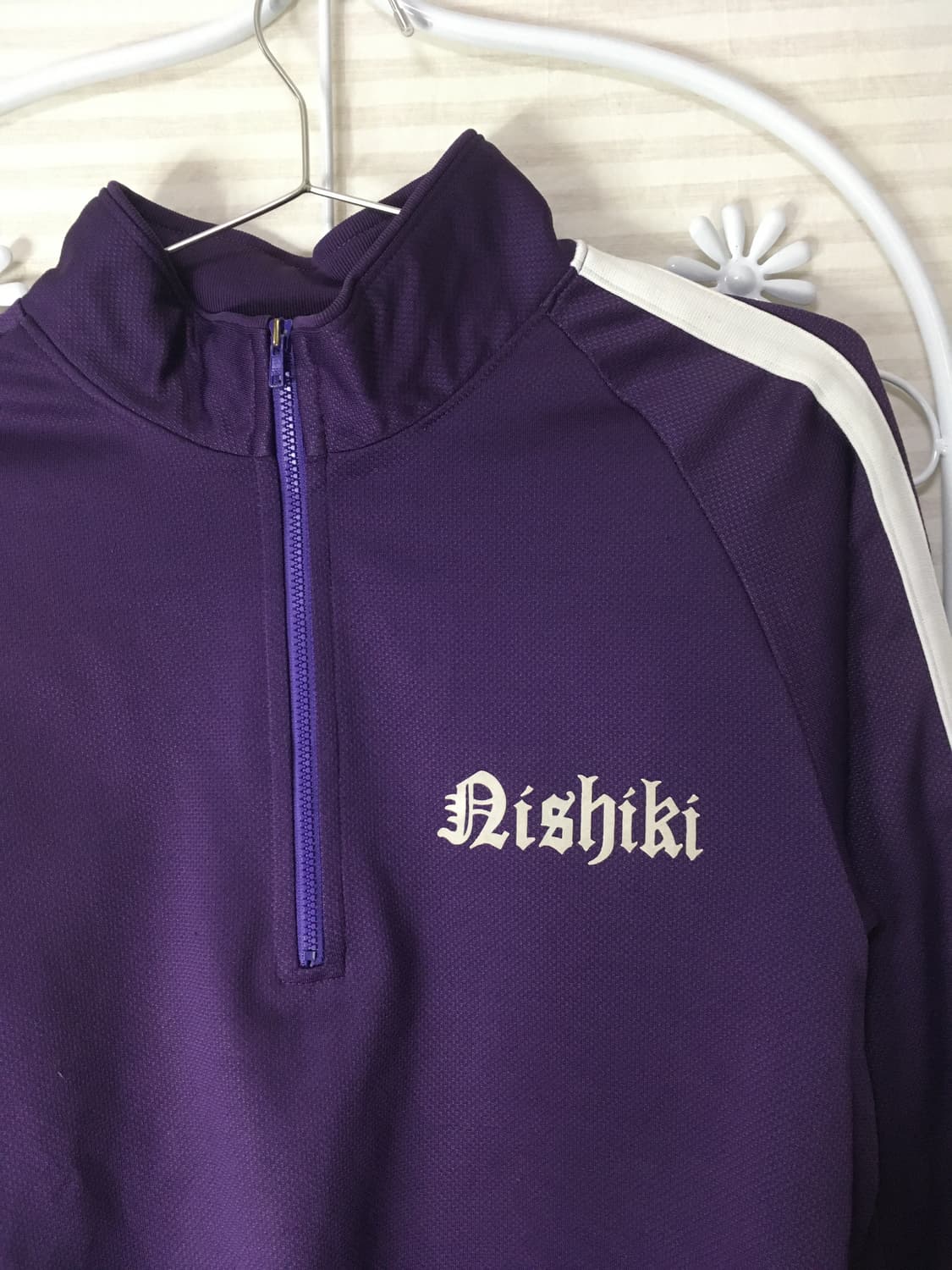 빈티지 퍼플 반지업 저지 y2k 스트릿 갸루 펑키 일본빈티지720 상품이미지3