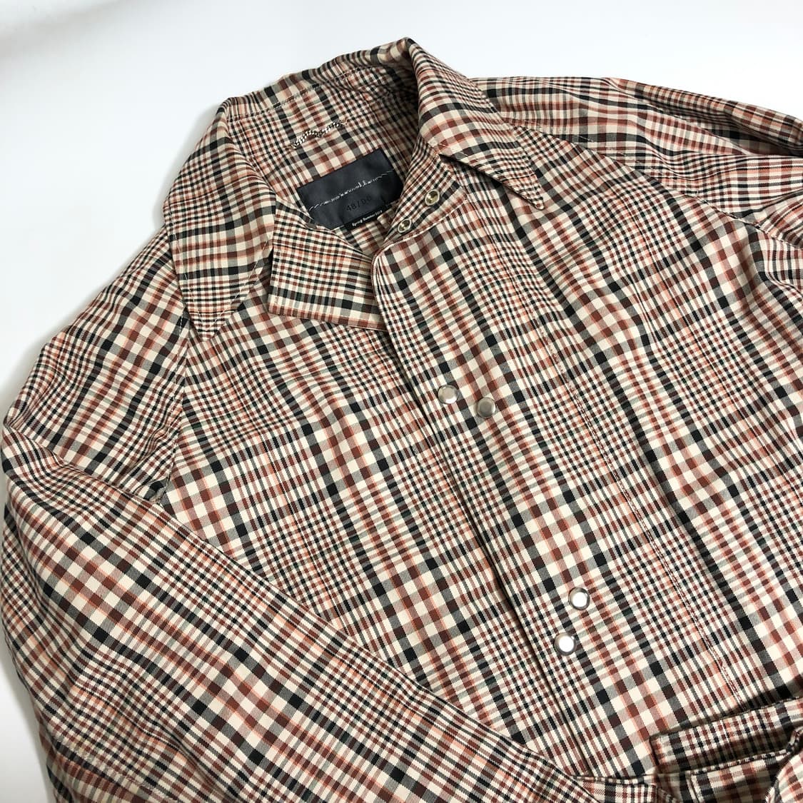 커스텀멜로우 타탄체크 코트 L 상품이미지4