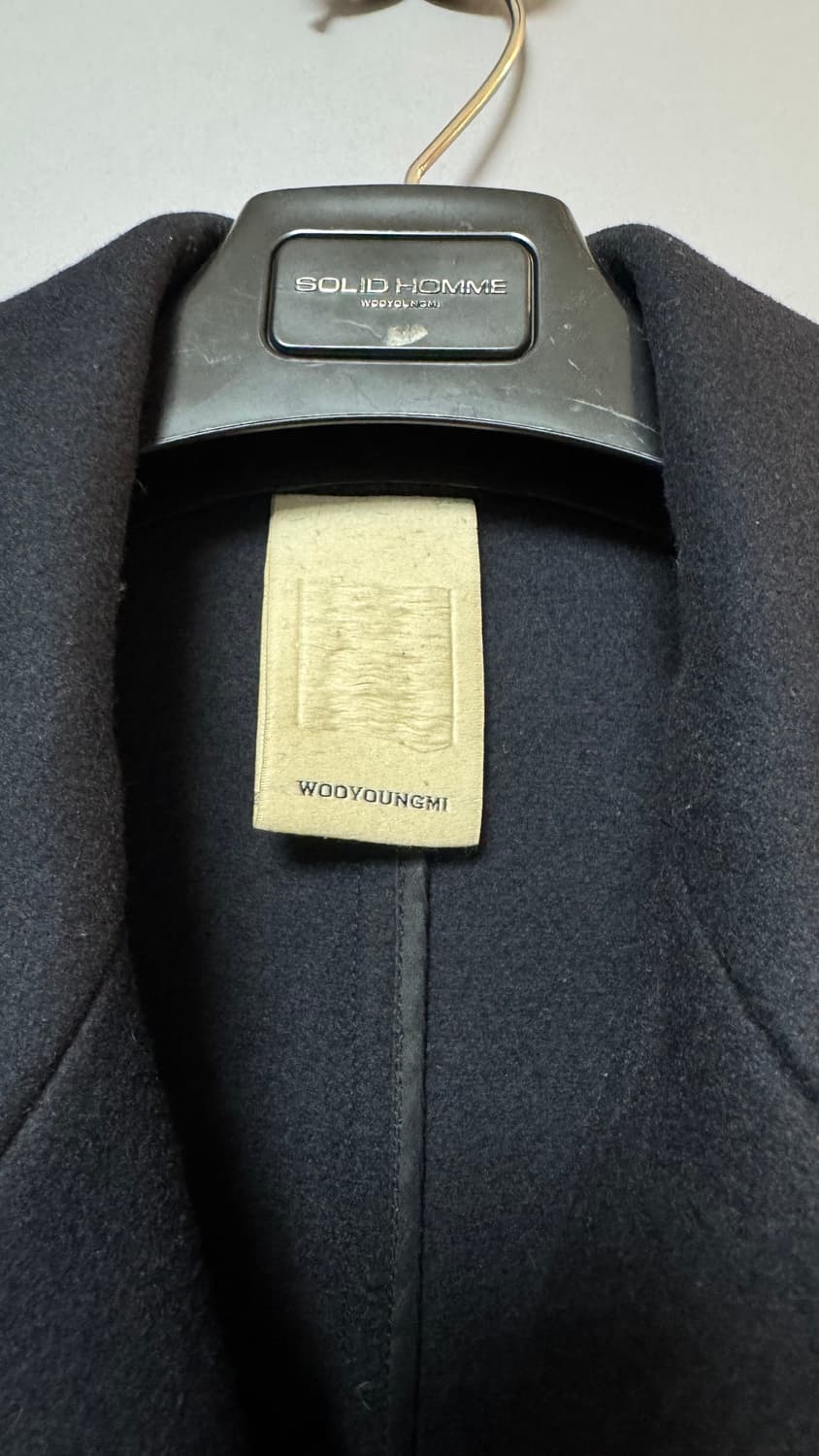 우영미 네이비 코트 상품이미지3