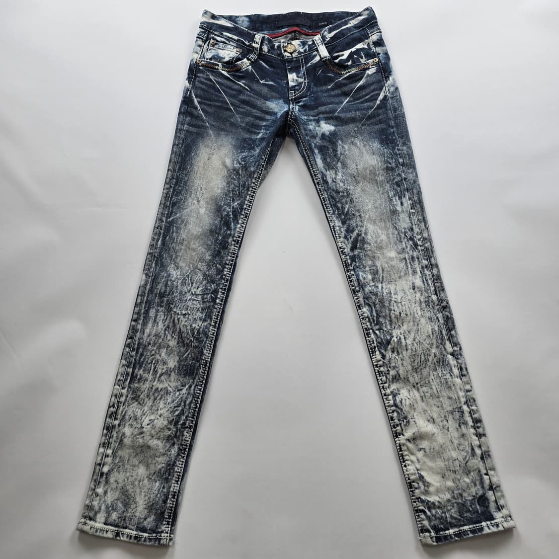 에비수 EVISU 돌청워싱 스판 슬림 사이즈26 R6484 상품이미지1