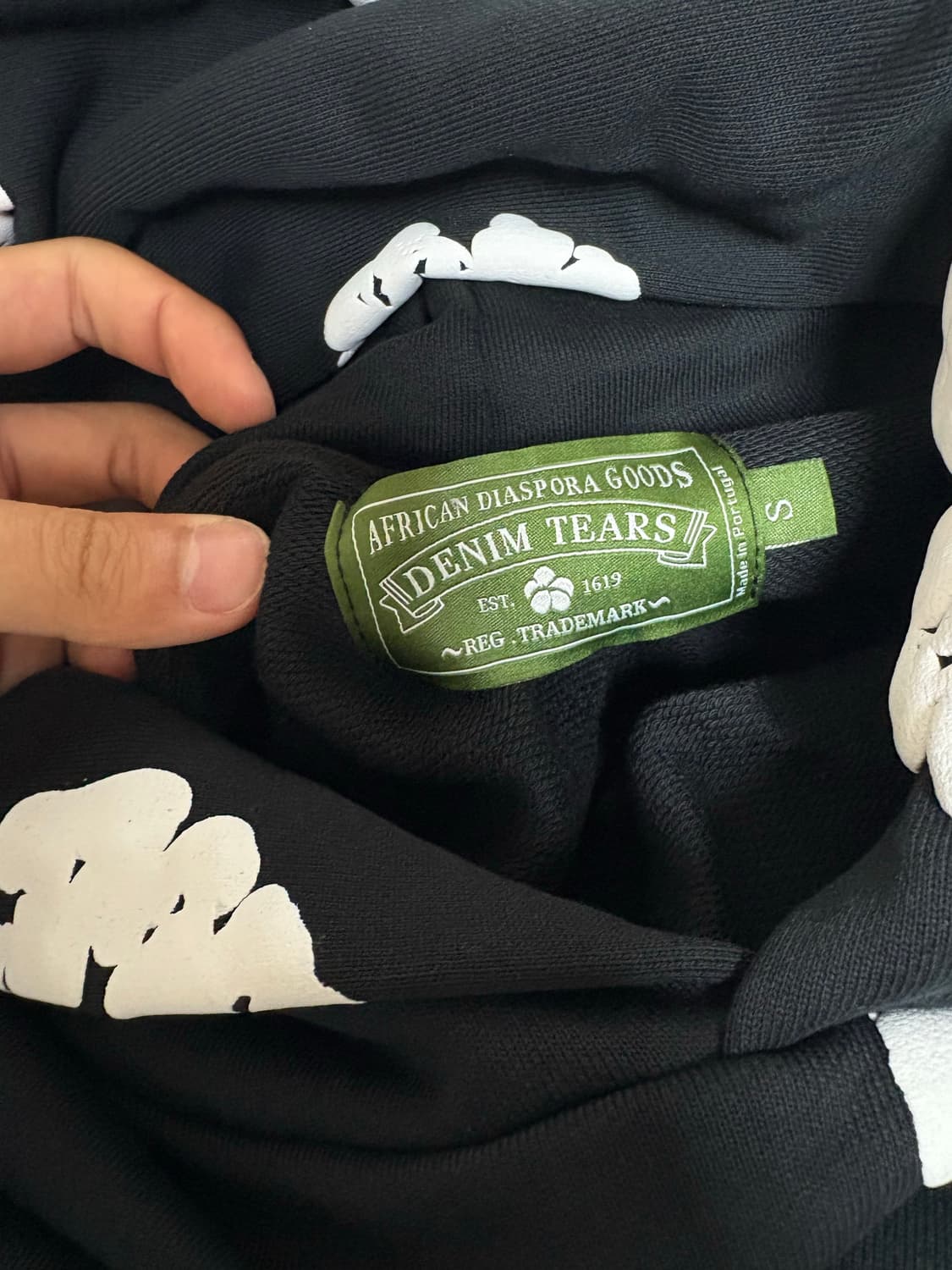 데님티어스 후드티 s 상품이미지4