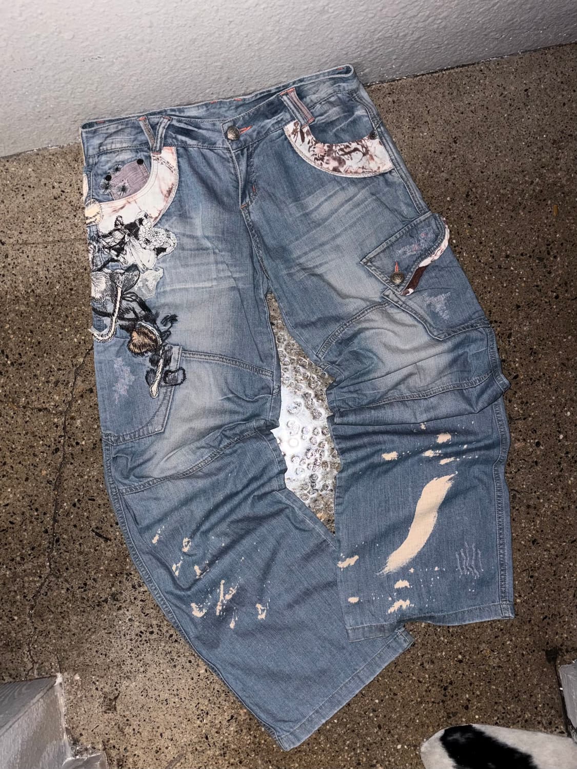 오리엔탈 빈티지 데님팬츠 상품이미지1