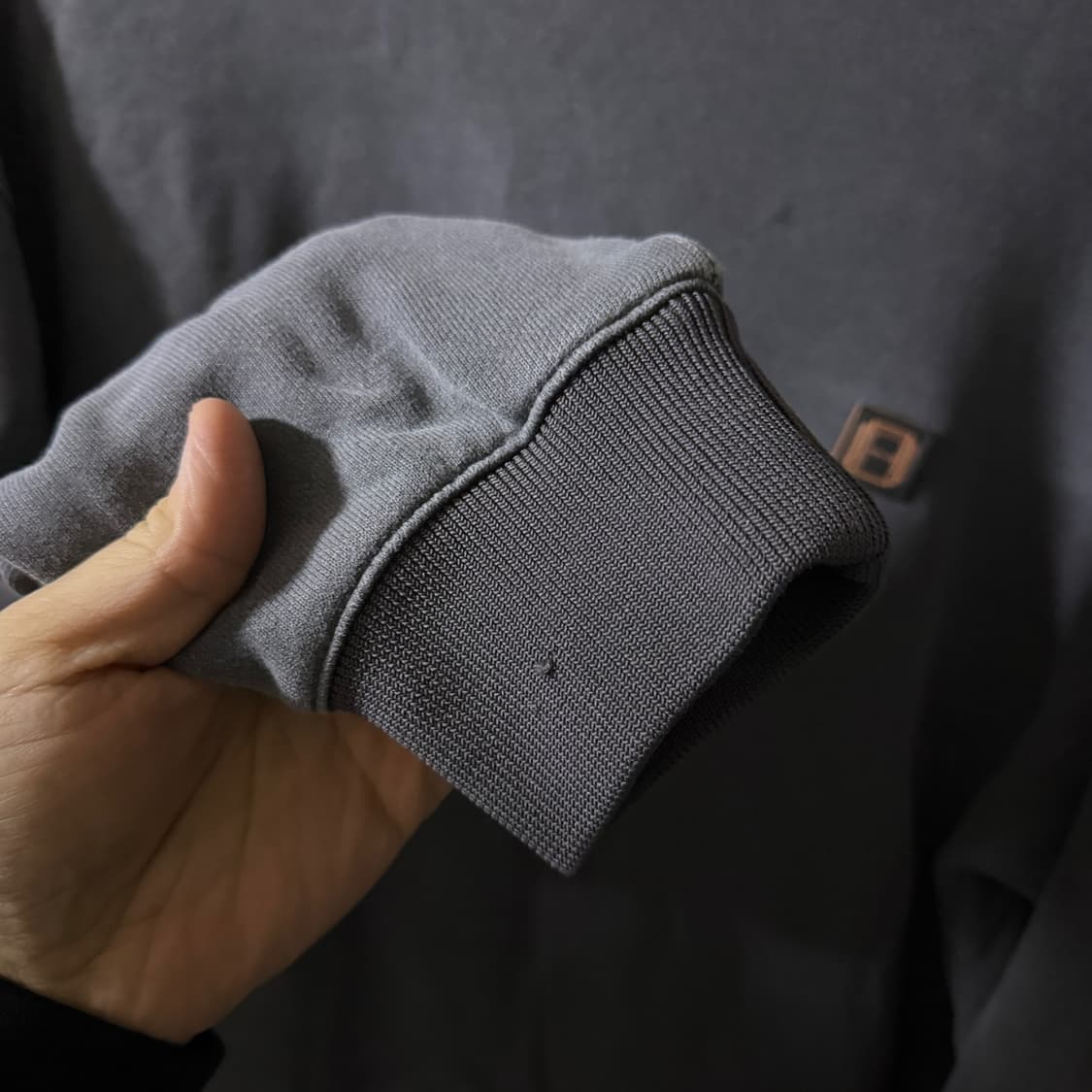 솔리드옴므 빽로고 후드 티셔츠 48 (남성 105까지) 상품이미지3