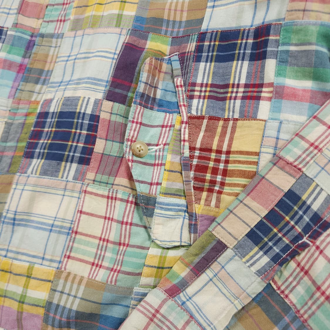 L(100) 폴로 랄프로렌 마드라스체크패치 헤링턴 자켓 상품이미지5