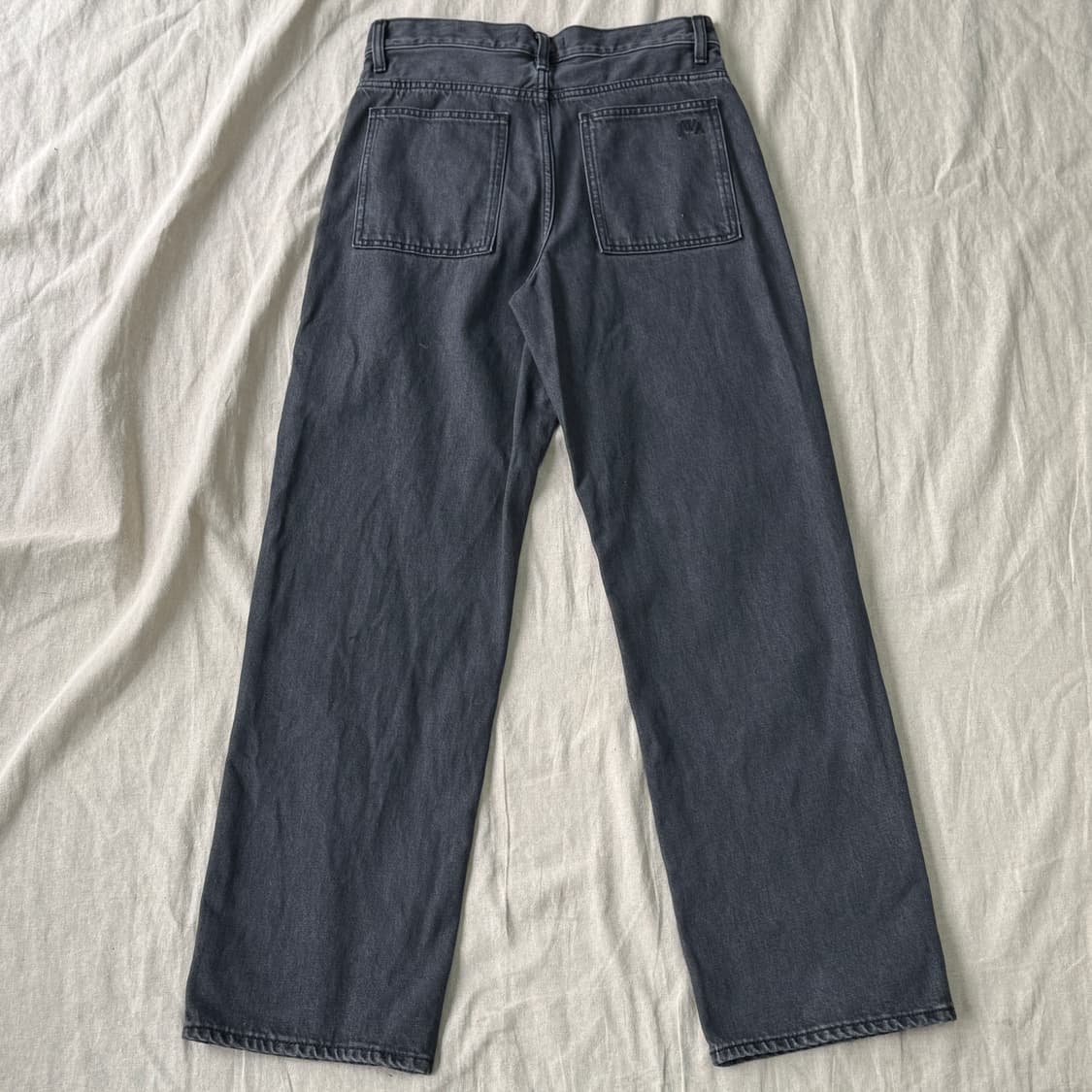 유니클로 jw앤더슨 흑청 자수 데님팬츠 76.5(29) 상품이미지2