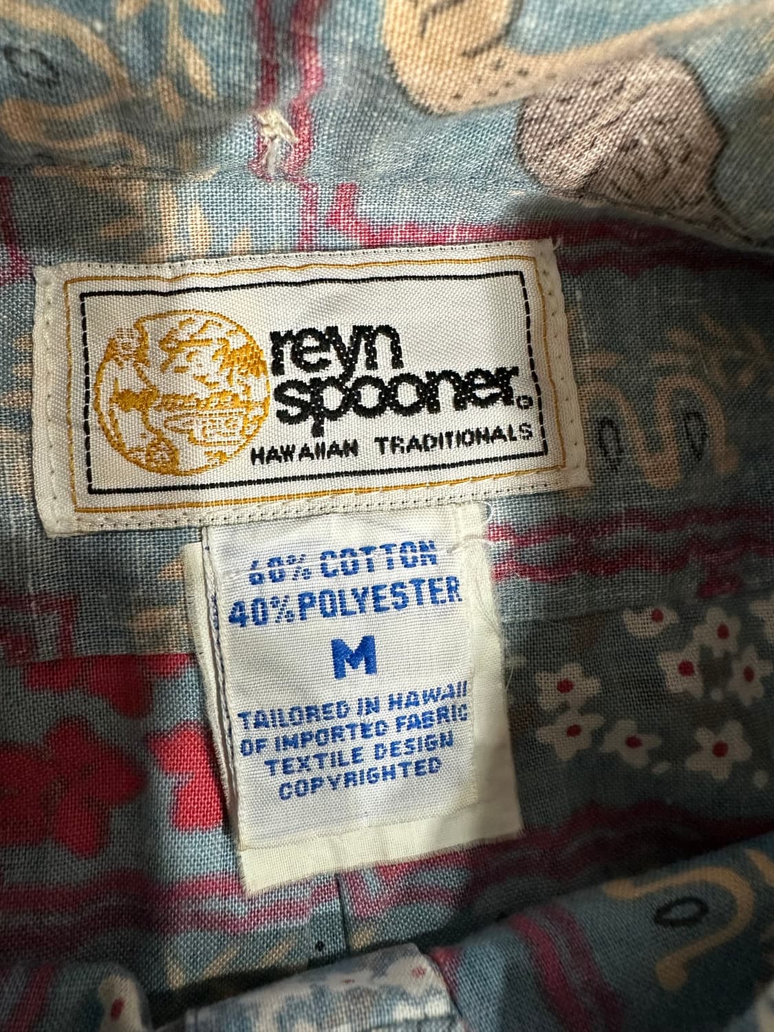 Reyn Spooner 레인스푸너 90년대 하와이안 빈티지셔츠 M~L   상품이미지5