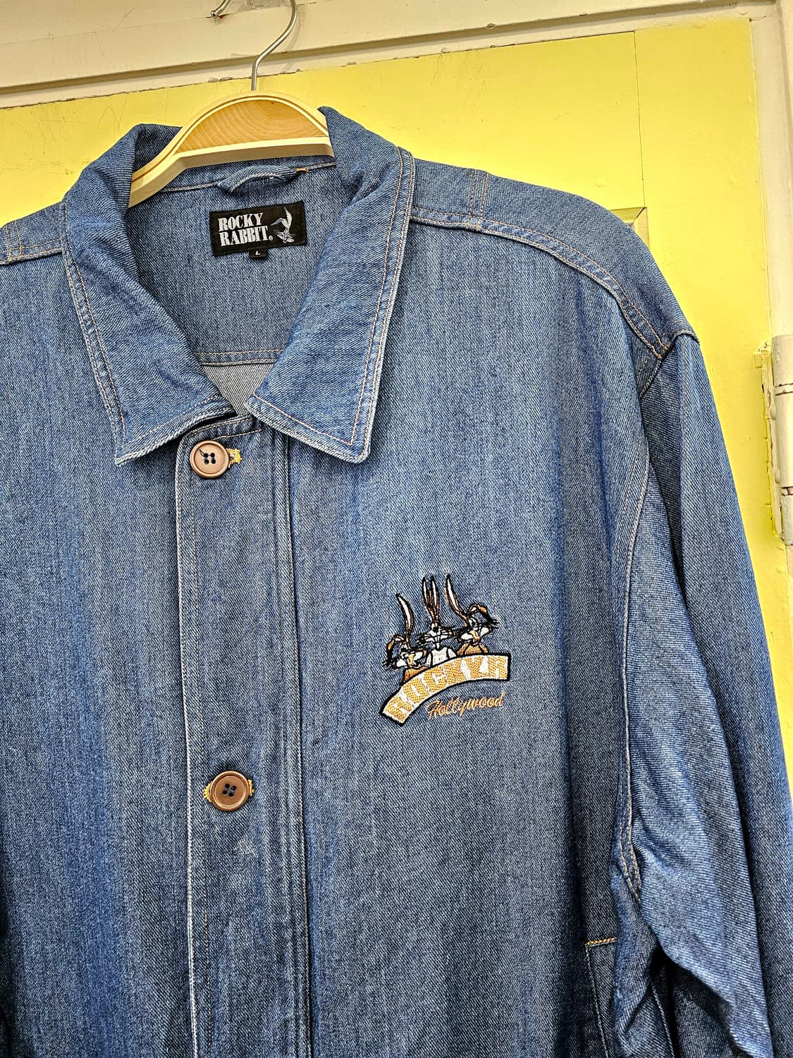 Rocky Rabbit 데님 블루종 상품이미지4