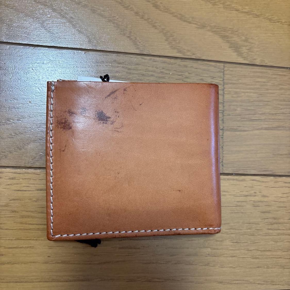 RRL 더블알엘 디스트레스드 레더 윙프린트 빌폴드 월렛 탄 상품이미지5