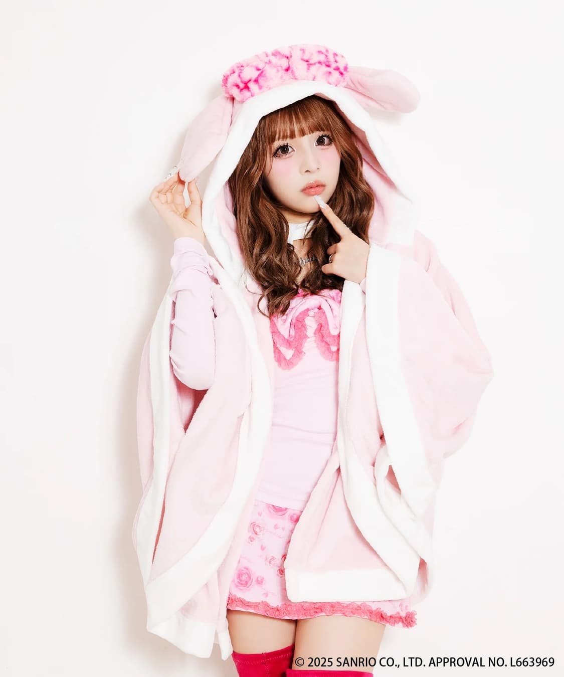 베이비메탈클럽 베메클 스핀즈 콜라보 마이멜로디 케이프 판매합니다 상품이미지1