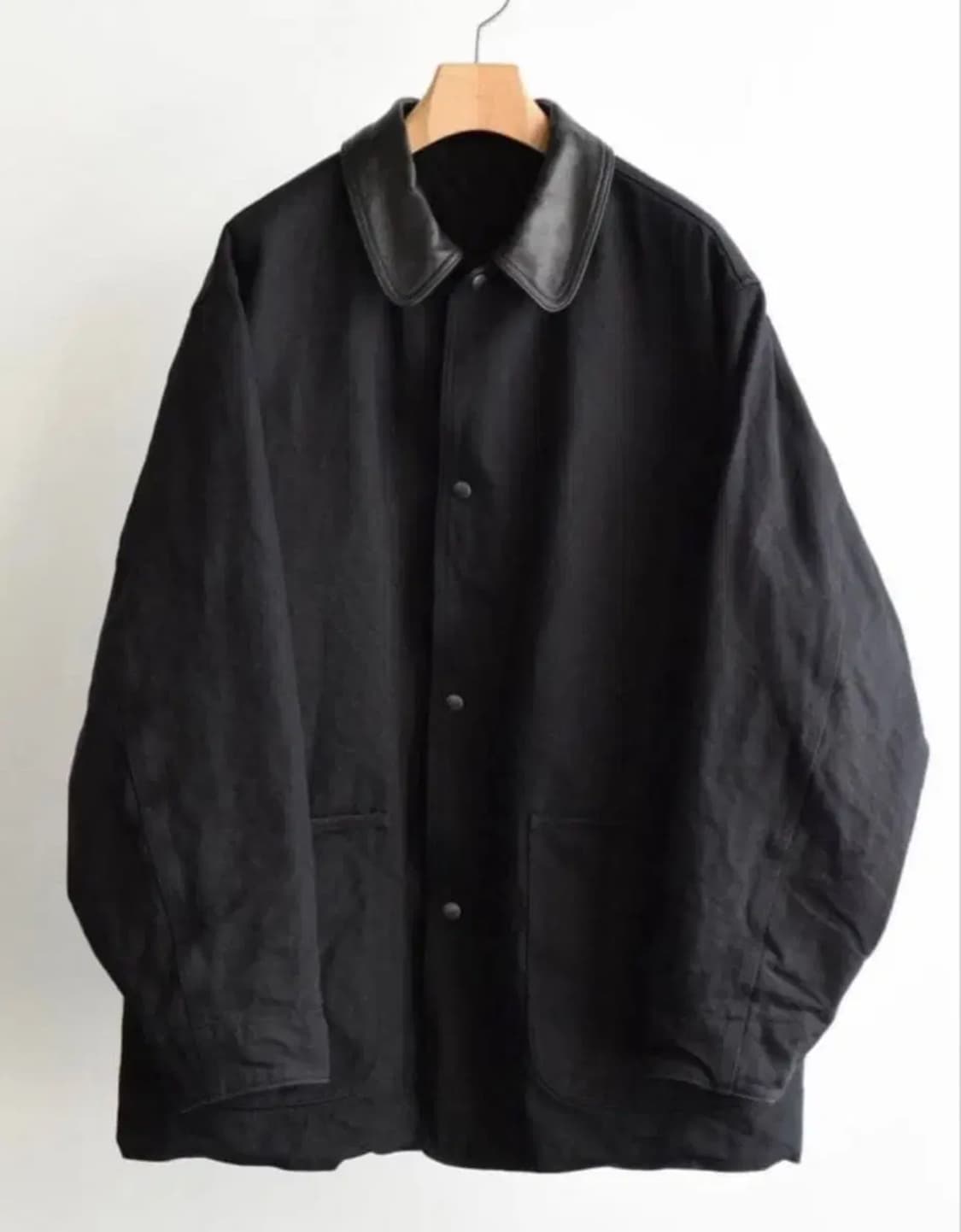 [2] 25AW 코모리 데님 레더 워크자켓 새상품 상품이미지1