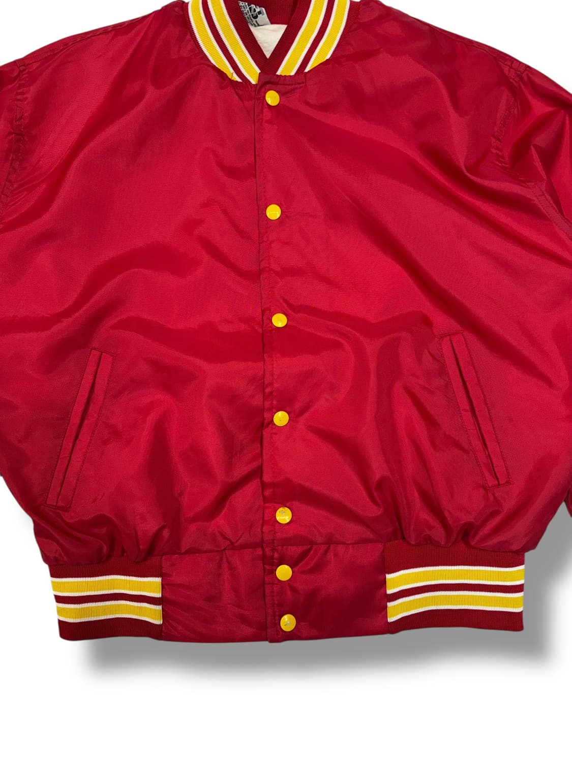 90s Waggoner Trucking 나일론 바시티 자켓 (L) 상품이미지4