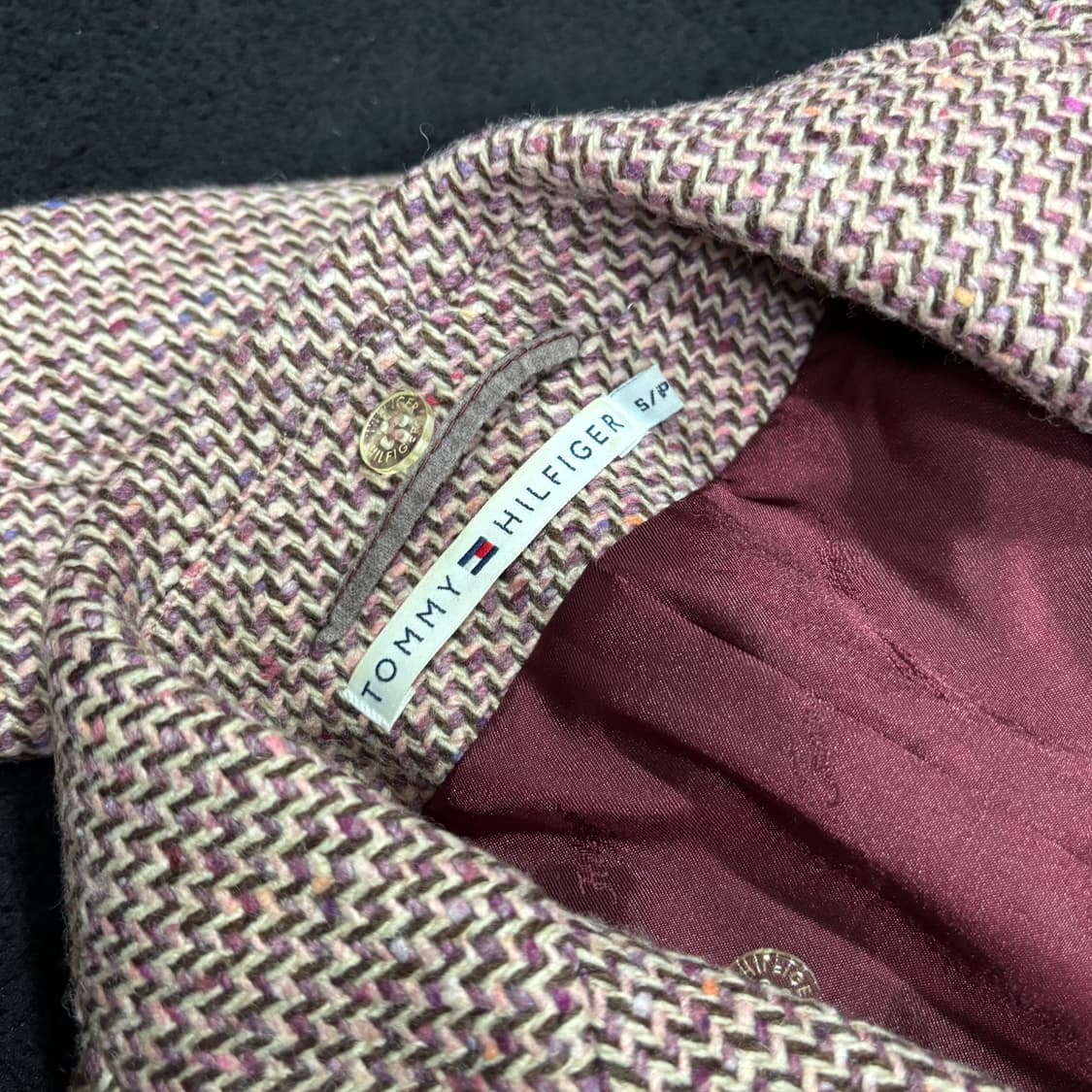 S 타미힐피거 울 블레이저 트위드자켓 상품이미지4