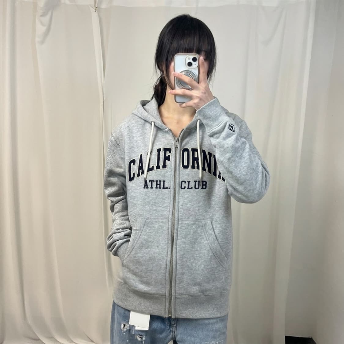 Who.A.U two-way zip-up hoodie 상품이미지2