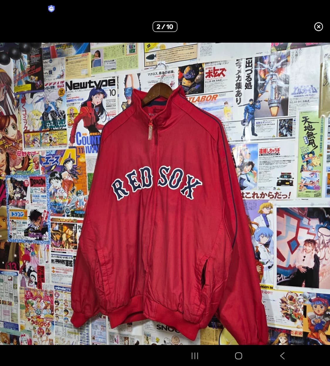 마제스틱 레드삭스 바시티자켓 XL 상품이미지2