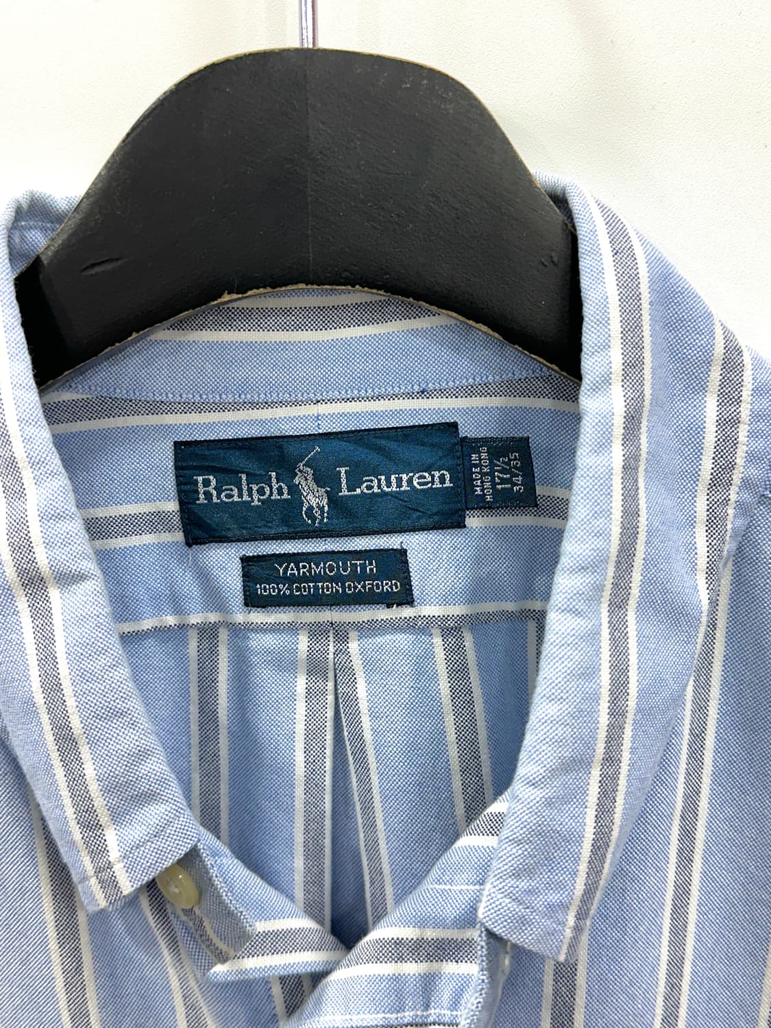 폴로 랄프로렌 버튼다운 스트라이프 셔츠 미국판 M 상품이미지3