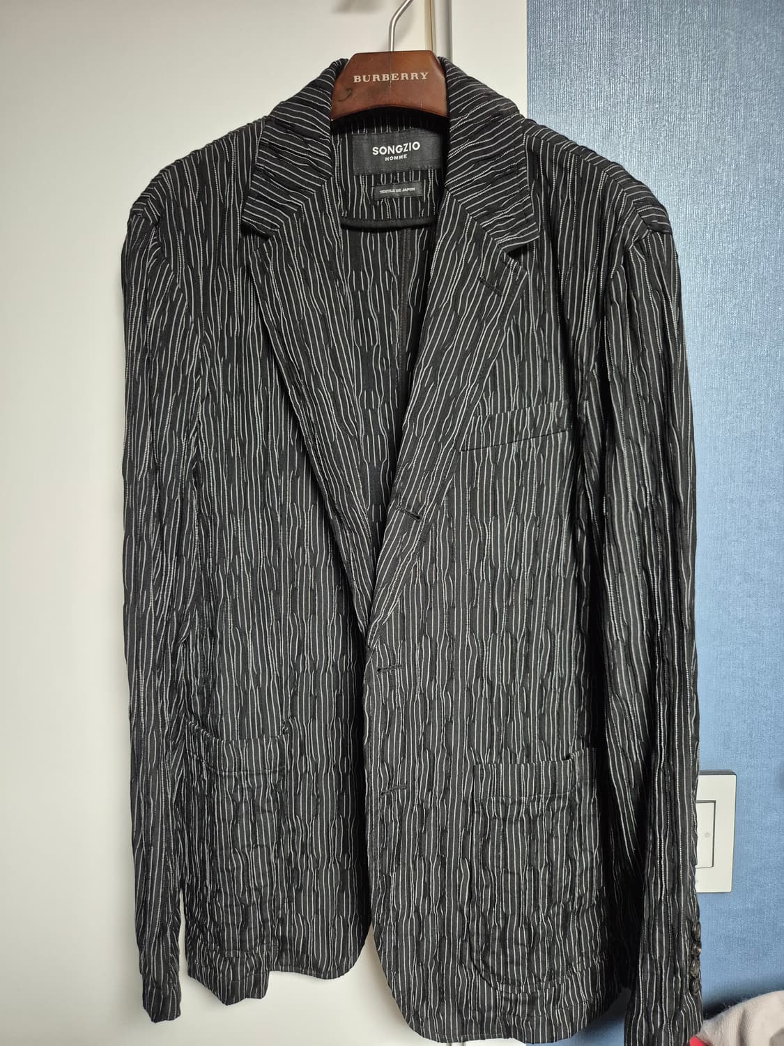 송지오옴므 /플리츠 자켓 /50 상품이미지1