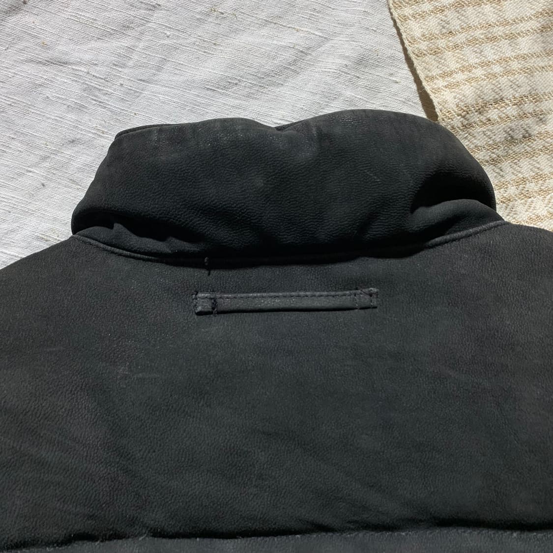 유나이티드 애로우즈 양가죽 푸퍼 눕시 자켓 상품이미지3