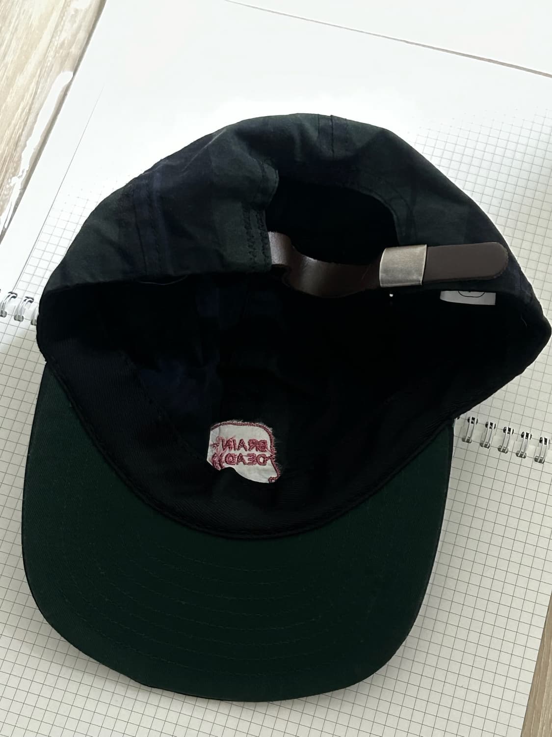 23FW Brain Dead check pattern cap 상품이미지2