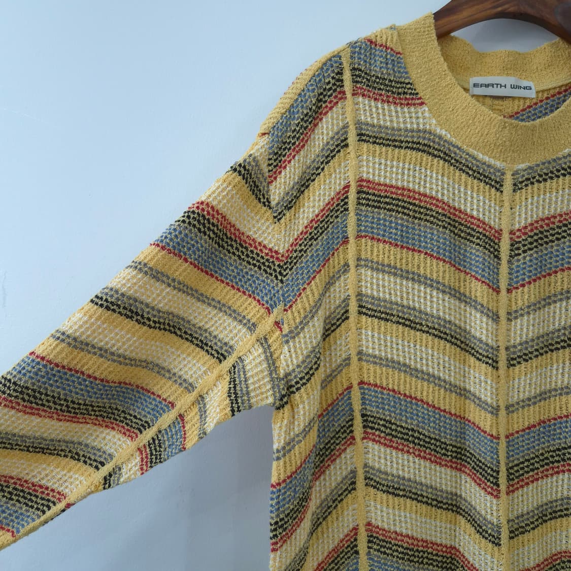EARTH WING 컬러 스트라이프 니트 상품이미지5