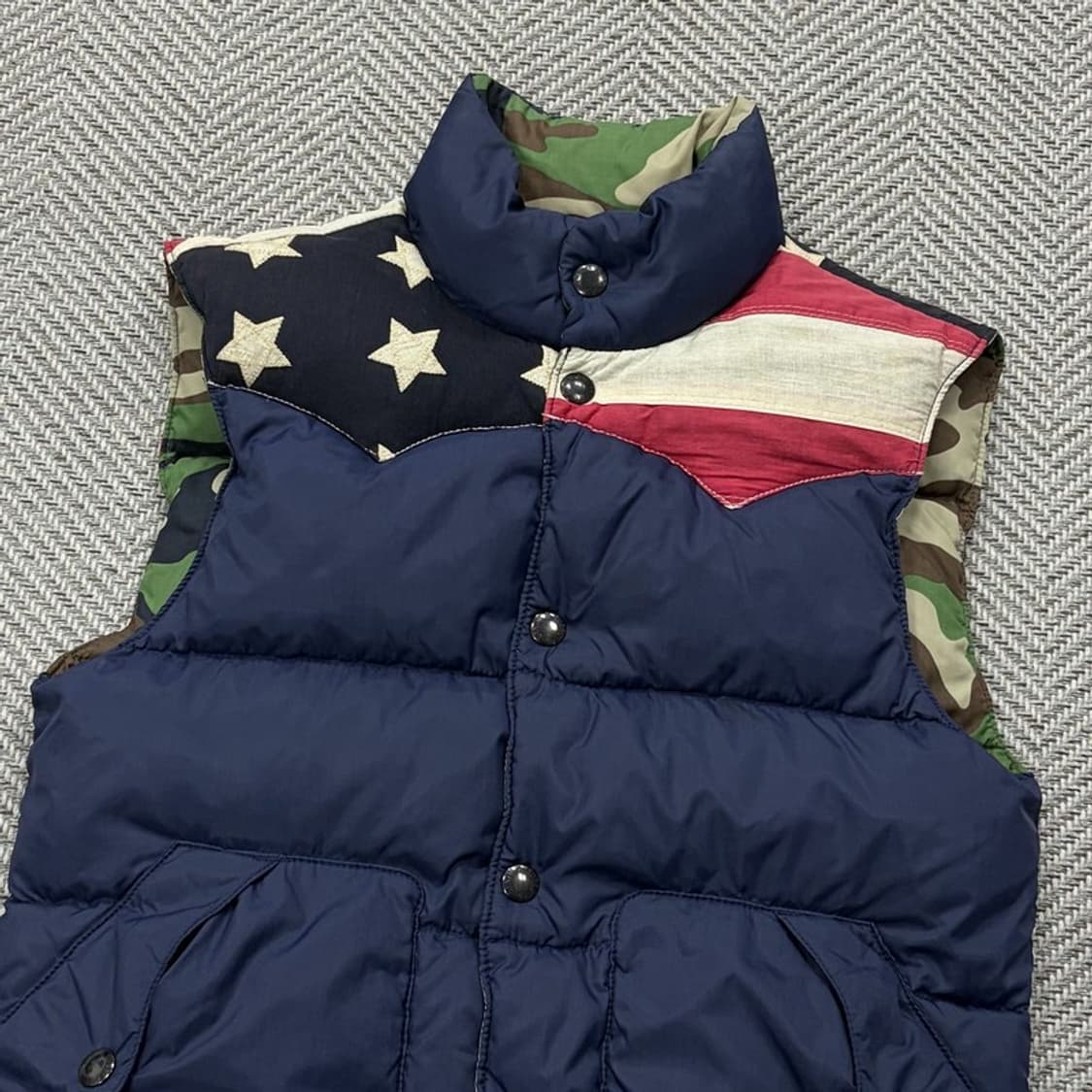 데님앤서플라이랄프로렌 리버시블 패딩 베스트 v2578 상품이미지5