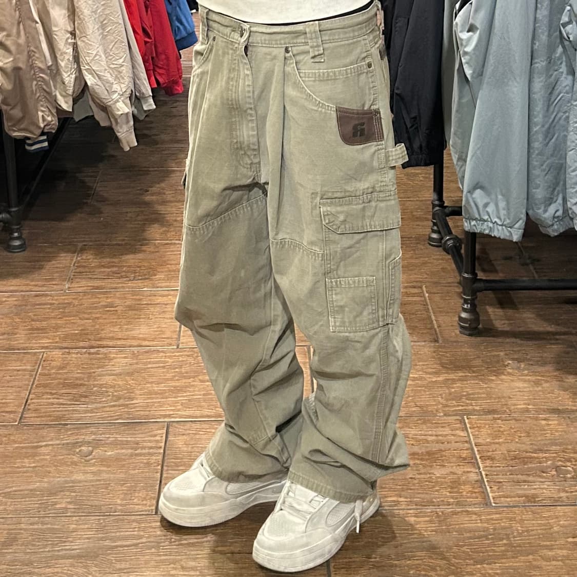 [HI] VTG 카고 팬츠 베이지 상품이미지4