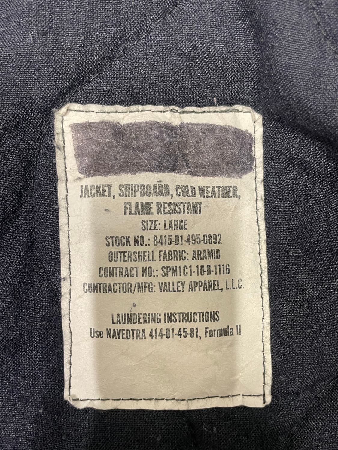 [L] 00's US NAVY SHIPBOARD JACKET 쉽보드 자켓 상품이미지5