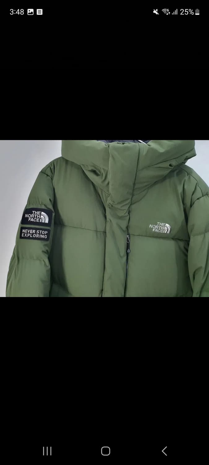 노스페이스 롱패딩 카키 L 상품이미지3