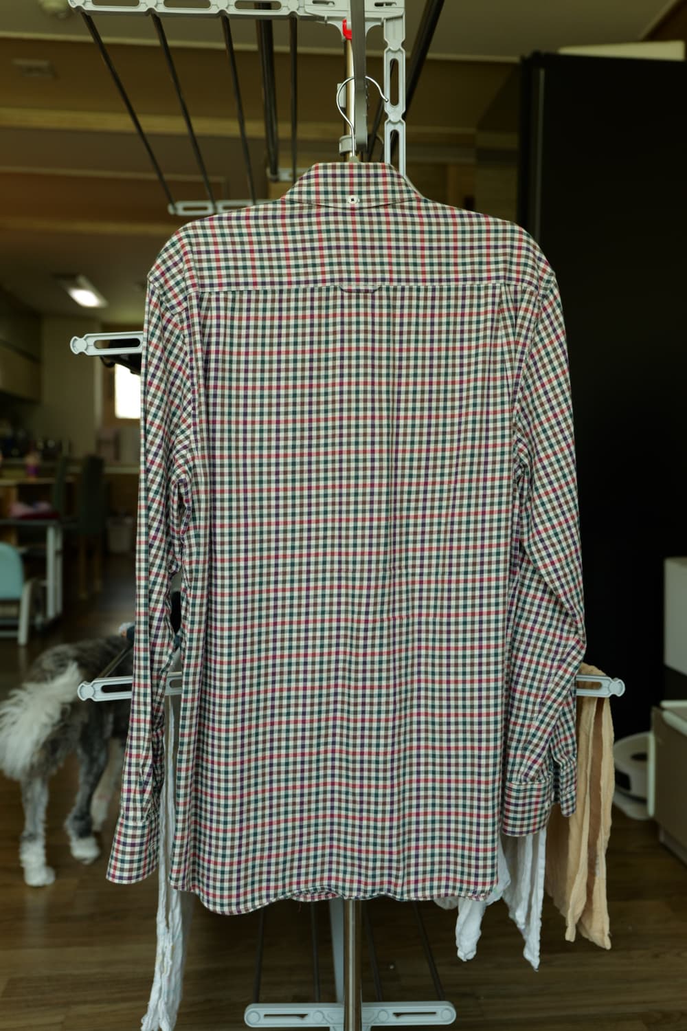 OLZEN 올젠 체크 셔츠 남방 100 상품이미지2