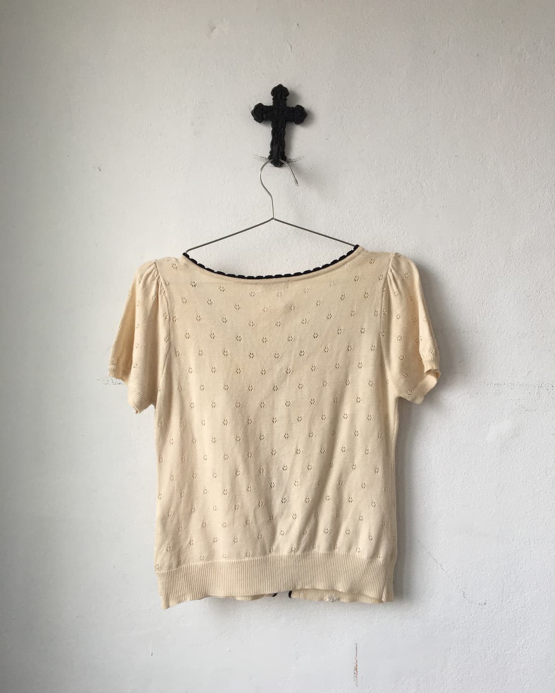 Punching point knit cardigan 상품이미지4