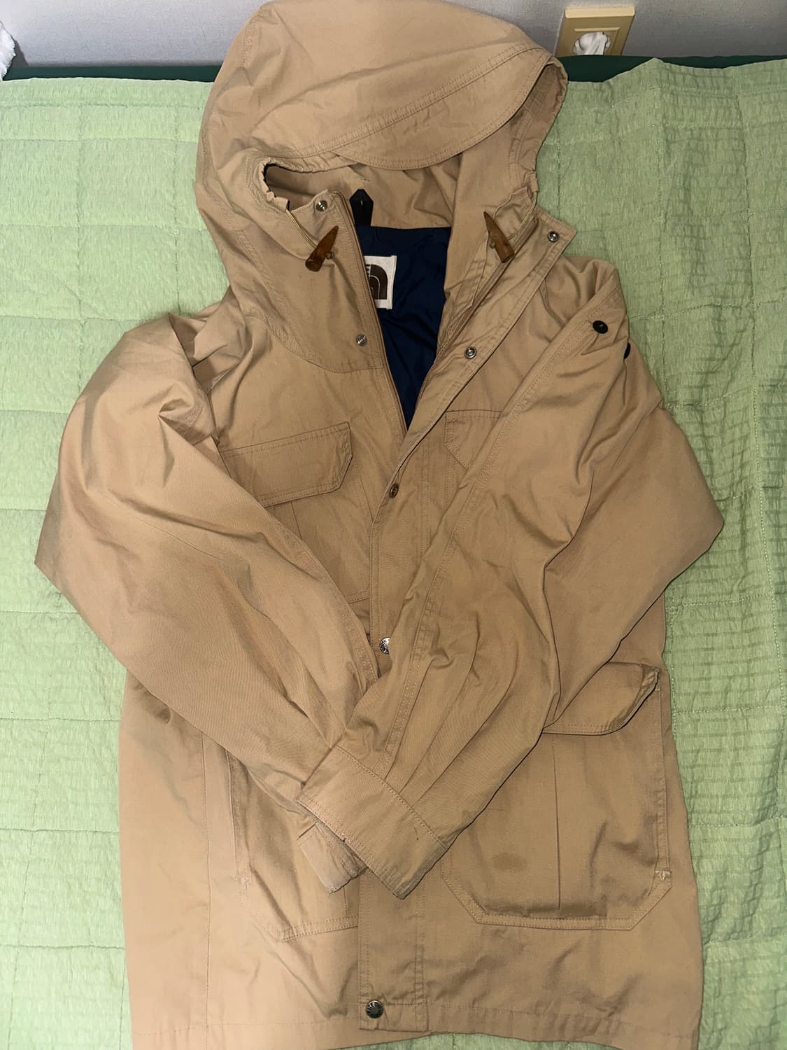 노스페이스 야상 점퍼 떡볶이 베이지 상품이미지1