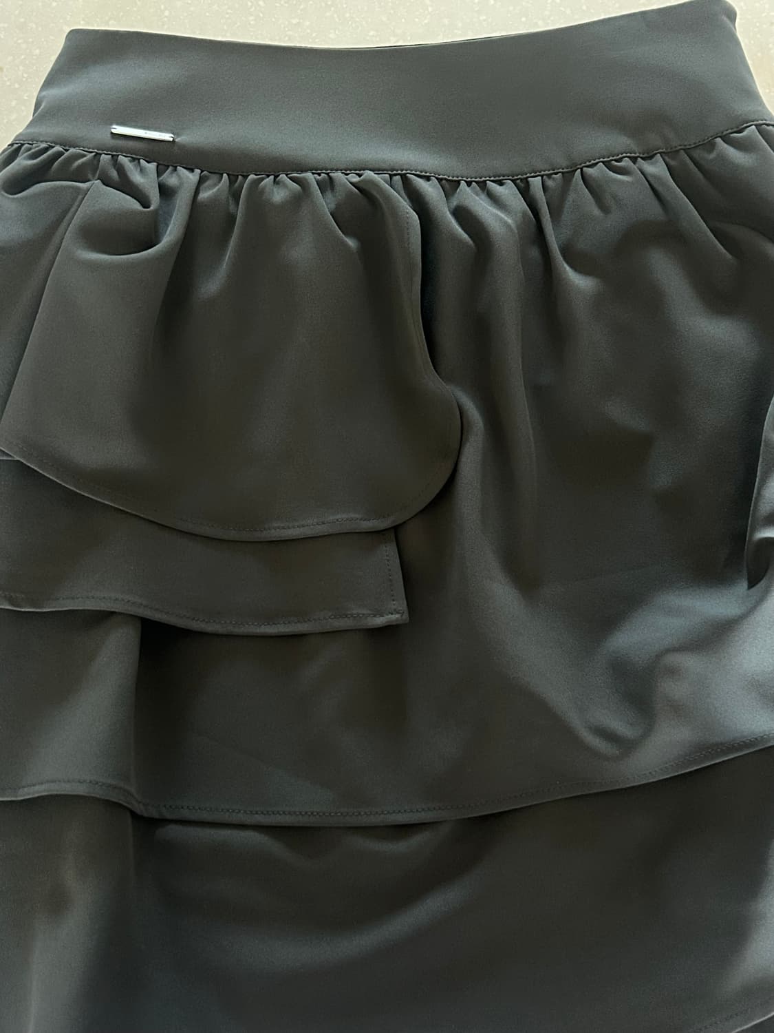 (택O) 미세키서울 Unbalanced layers midi skirt 상품이미지2